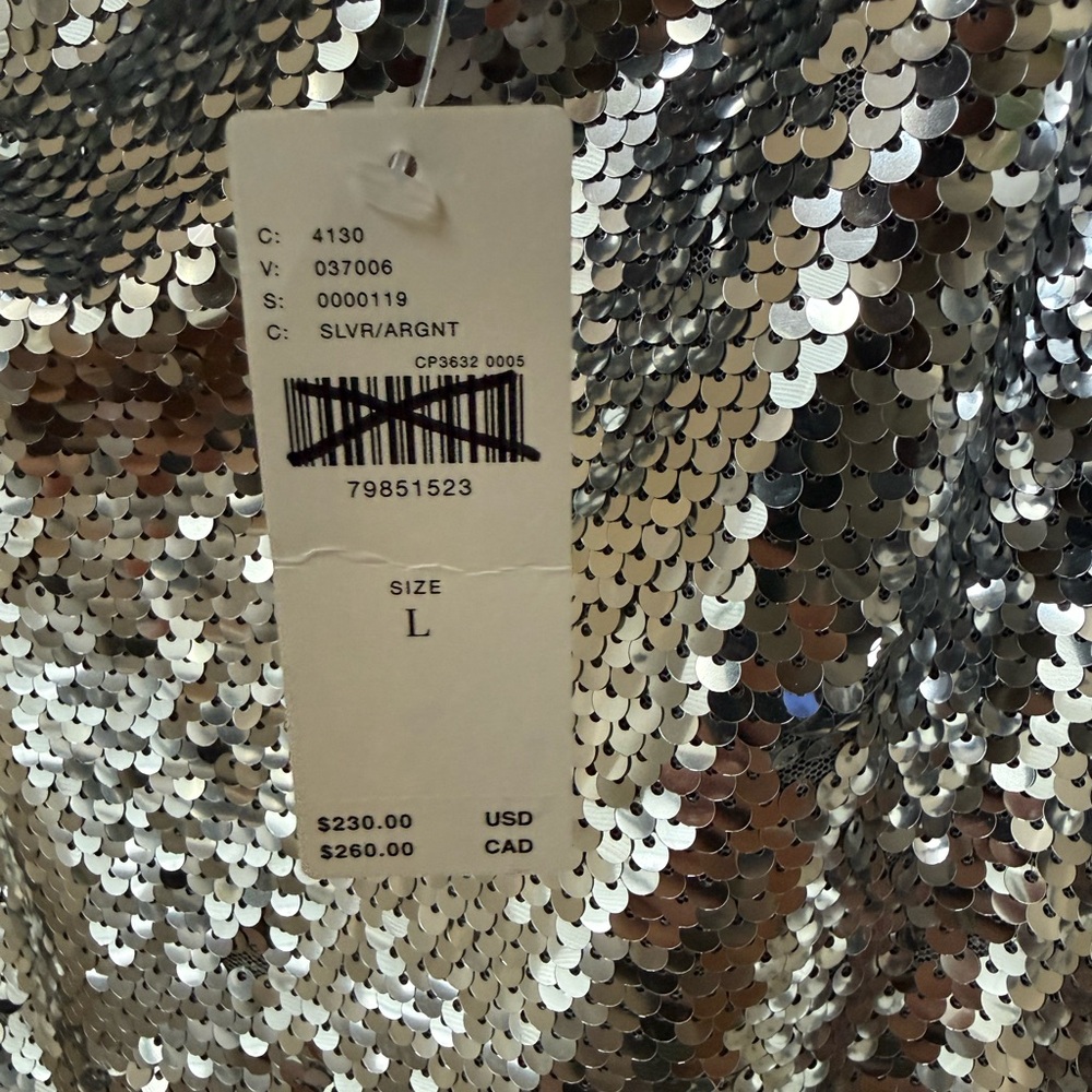 NWT Anthropologie Maeve One-Shoulder Sequin Dress - Picture 10 of 11